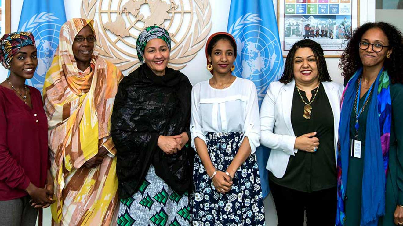 Deputy Secretary-General Amina J. Mohammed meets with Civil Society Activists and Community Leaders from the Sudan.