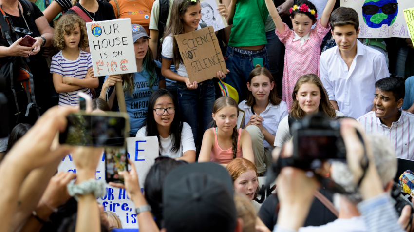 Greta Thunberg and climate activists